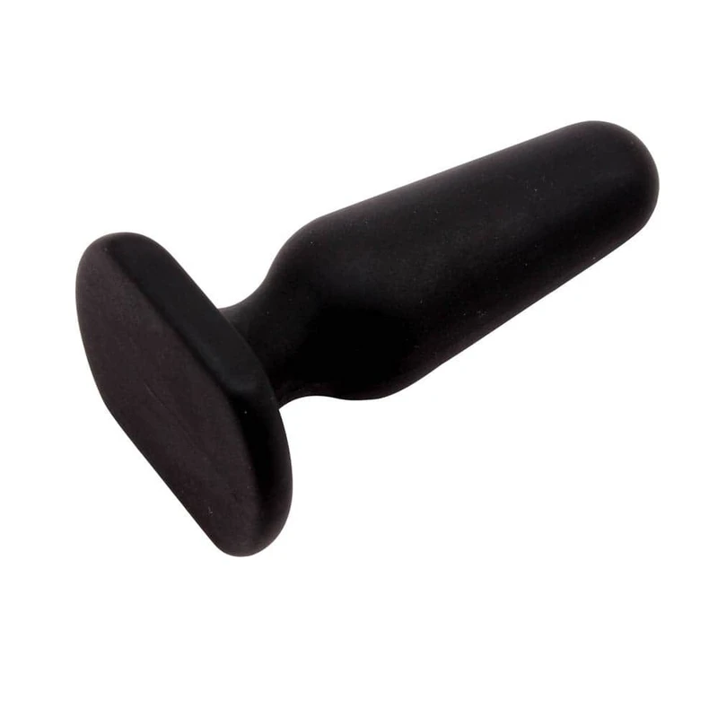 Crni silikonski butt plug za početnike 7,5 cm - Chisa Novelties