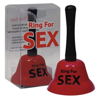 Crvena metalna zvona "Zovi za Seks" 14 cm, Orion - Sexy Shop