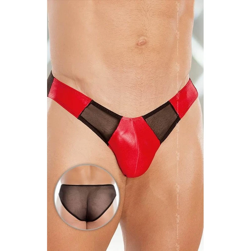 Crvene muške boksersice Softline 4466 M/L