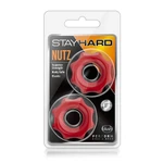 Crveni C-prstenovi Stay Hard Nutz od Blush
