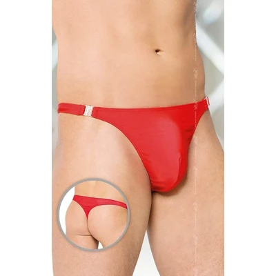 Crveni muški thong 4432 - 80% poliamid, 20% elastan, Softline, XL - Sexy Shop