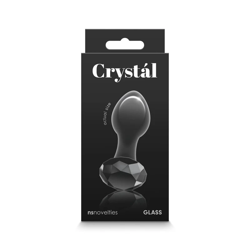 Crystal Black Gem - Vodootporni Borosilikatni Stakleni Pribor, 8,9 cm