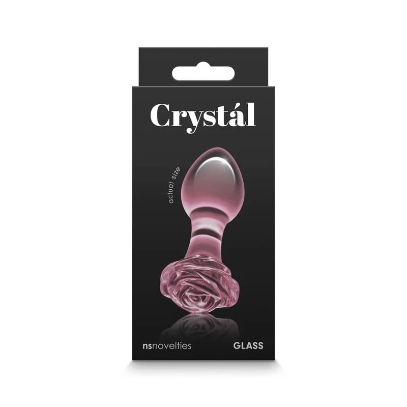 Crystal Rose - Ružičasto Staklo za Odrasle - 8.9cm