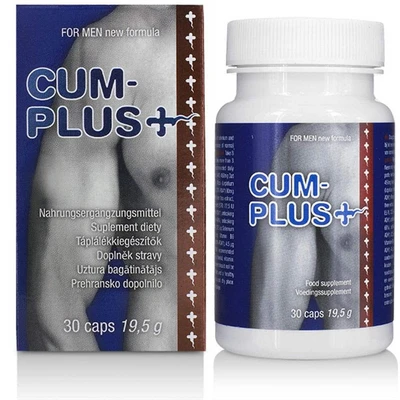Cum Plus - kapsule za poboljšanje kvaliteta sperme za muškarce - 30 komada - Sexy Shop