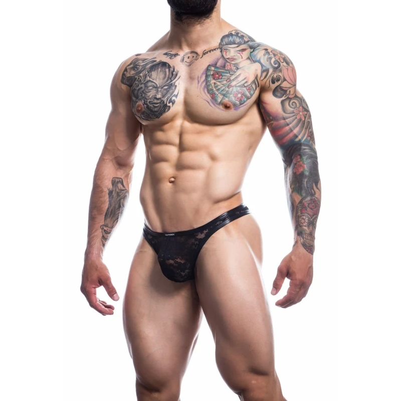 Cut4Men L4CE Tanga Crna