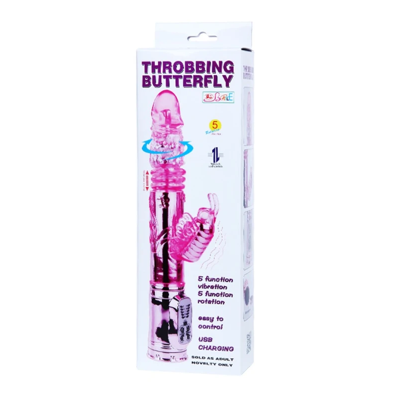 Debra Vibrator sa Leptirima Pink