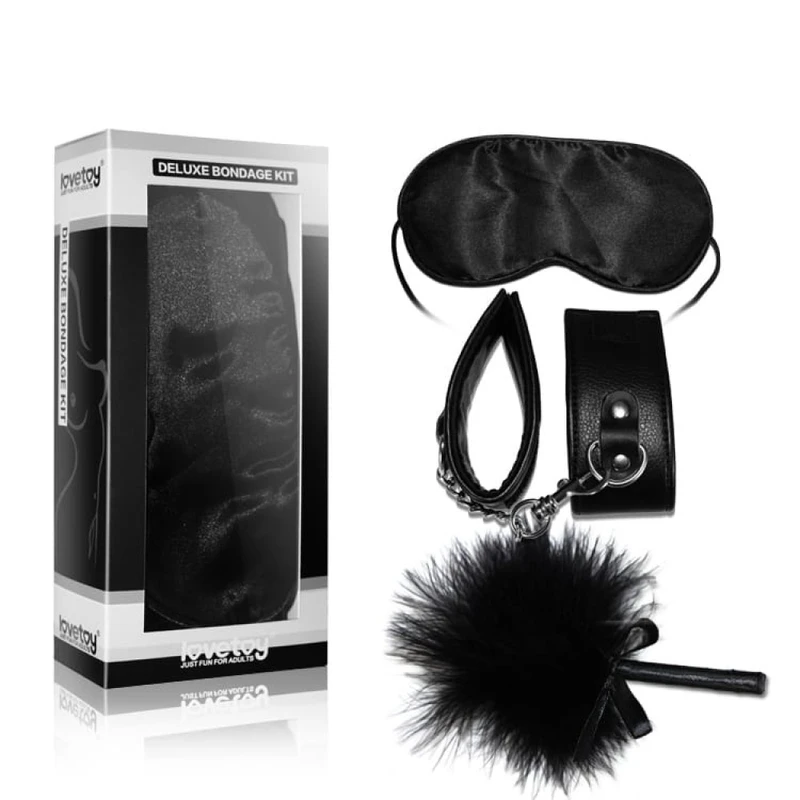 Deluxe set za vezivanje sa maskom i perjem
