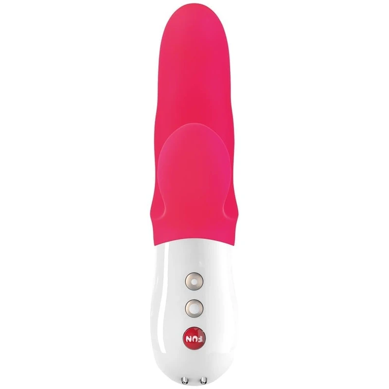 DER Vibrator sa stimulansom klitorisa i G-tačkom, 16cm, Roze, Fun Factory
