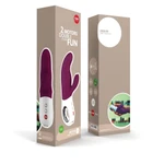 DER Vibrator za G-tačku i klitoris - ljubičasti 17cm