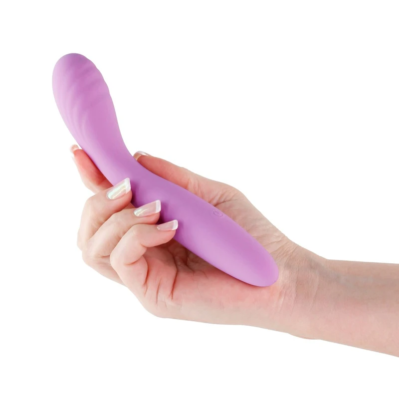 Desire Sonata - Roze vibrator sa zakrivljenim vratom za G-tačku, vodootporan, 17,6cm