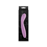 Desire Sonata - Roze vibrator sa zakrivljenim vratom za G-tačku, vodootporan, 17,6cm