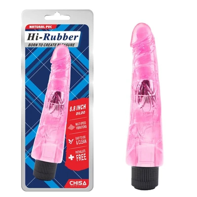 Dildo Chisa Novelties 23cm Roze sa Vibracijom i Vodootporno - Sexy Shop