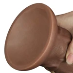 Dildo od 27cm, realistični braon sa vakuumskim postoljem