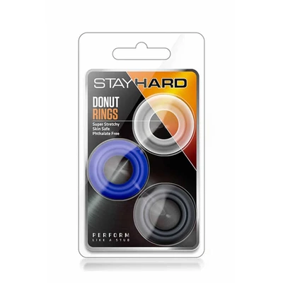 Donut prstenovi za produženo uživanje - 3 komada - Sexy Shop