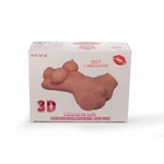 Double Hole 3D Masturbator - Mistress, vodootporni, 35cm, koža