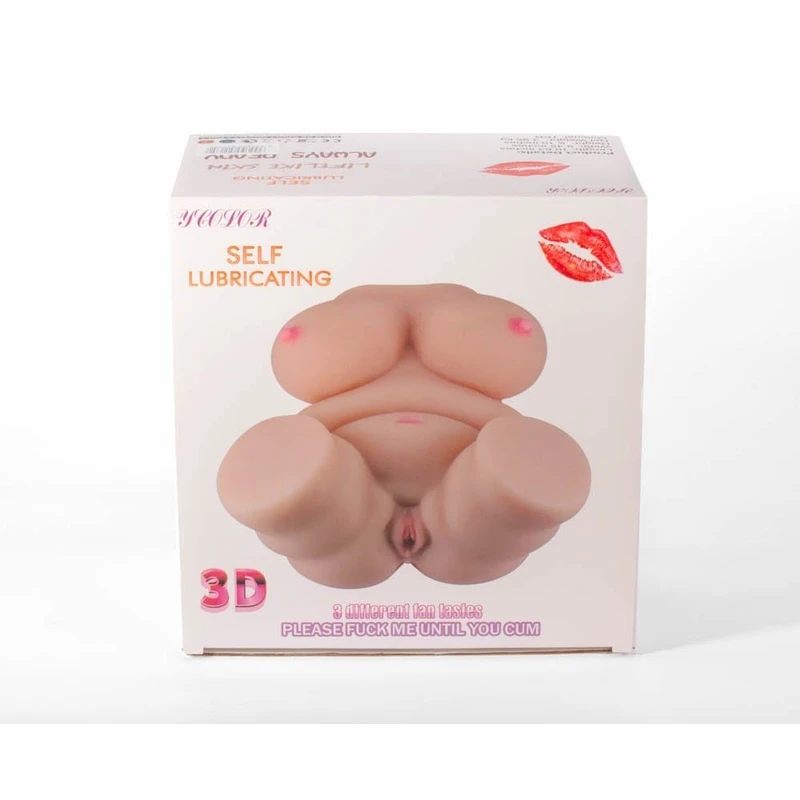 Double Hole 3D Masturbator Mistress - Vodootporni Kožni Igračak za Odrasle