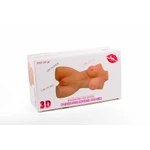 Double Hole 3D Masturbator - Vodootporni Igračka za Odrasle od Soft Kože