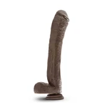 Dr.Skin Mr.Ed 33 cm dildo braon sa vakuumskim postoljem i testisima