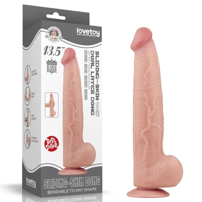 Dugi realistični dildo sa testisima 34cm - Lovetoy - Sexy Shop