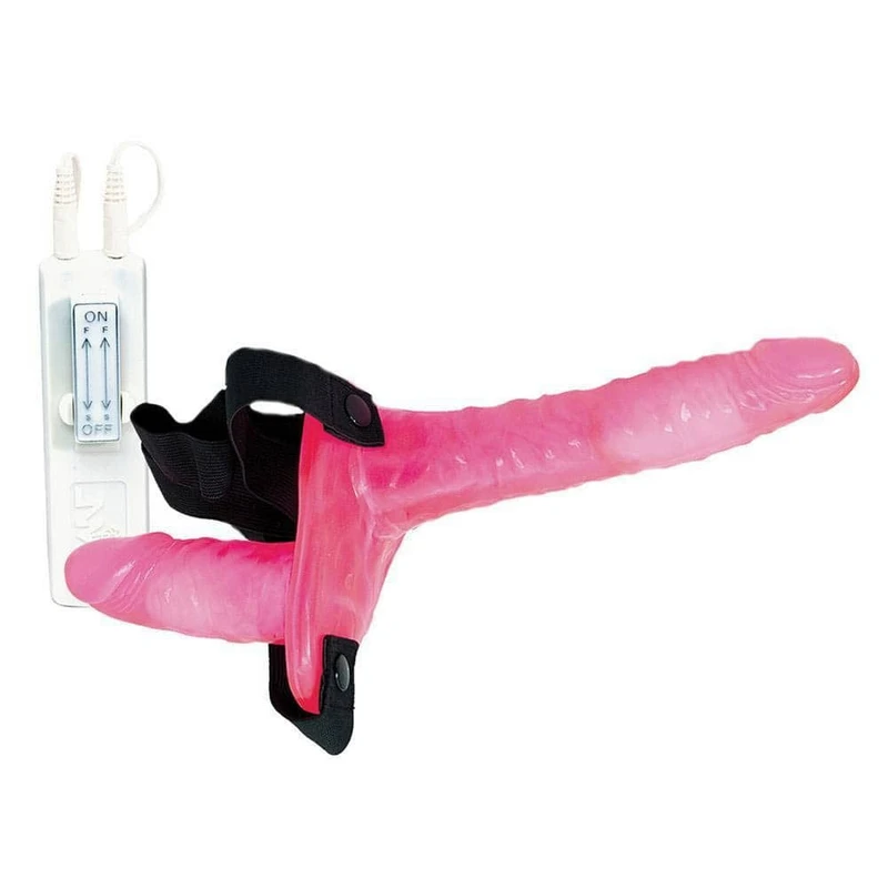 Duo vibrator sa daljinskim upravljačem, vježbenik za dvostruko zadovoljstvo, roza