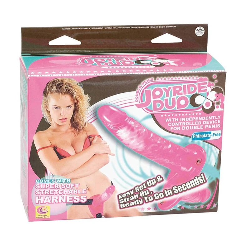 Duo vibrator sa daljinskim upravljačem, vježbenik za dvostruko zadovoljstvo, roza