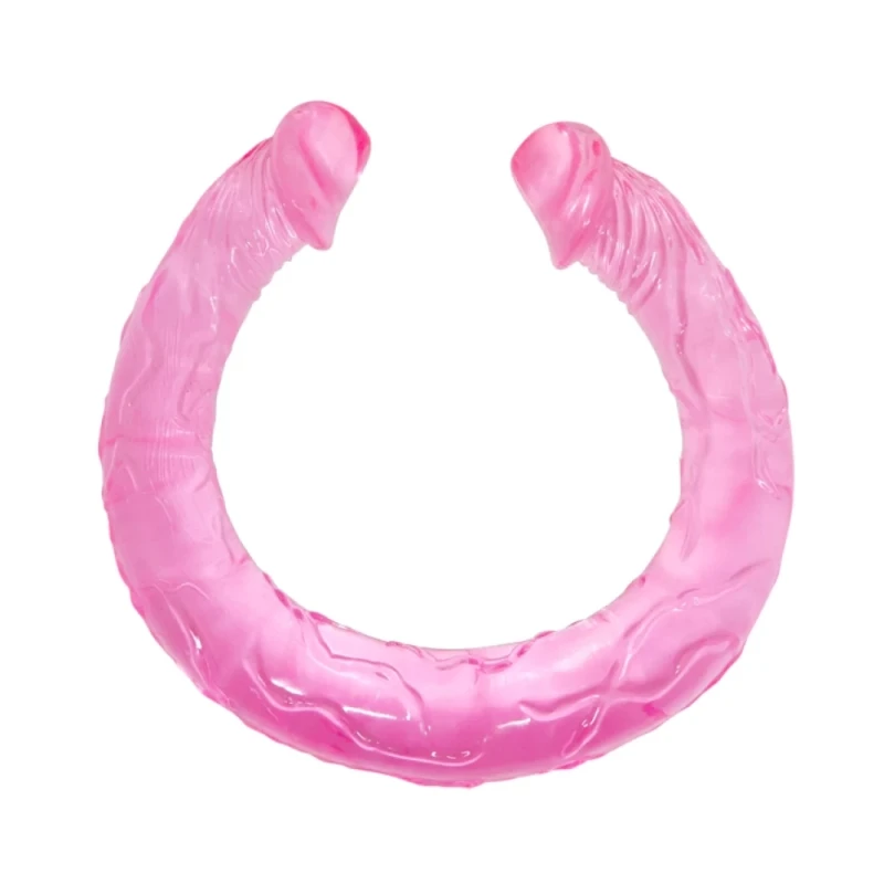 Dupli dildo Debra 44,5cm rozi
