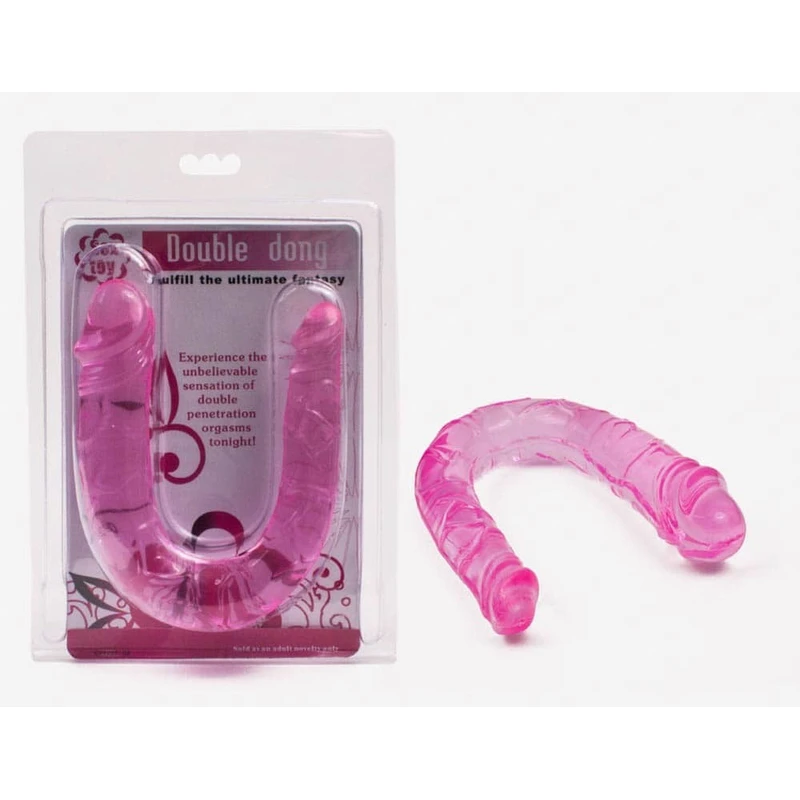 Dupli dildo Debra Roze 30cm