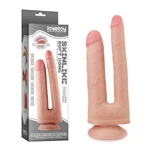 Dvojni Realistični Soft Dong sa Vakuumskim Postoljem - 21,9/25 cm, Brend: Lovetoy