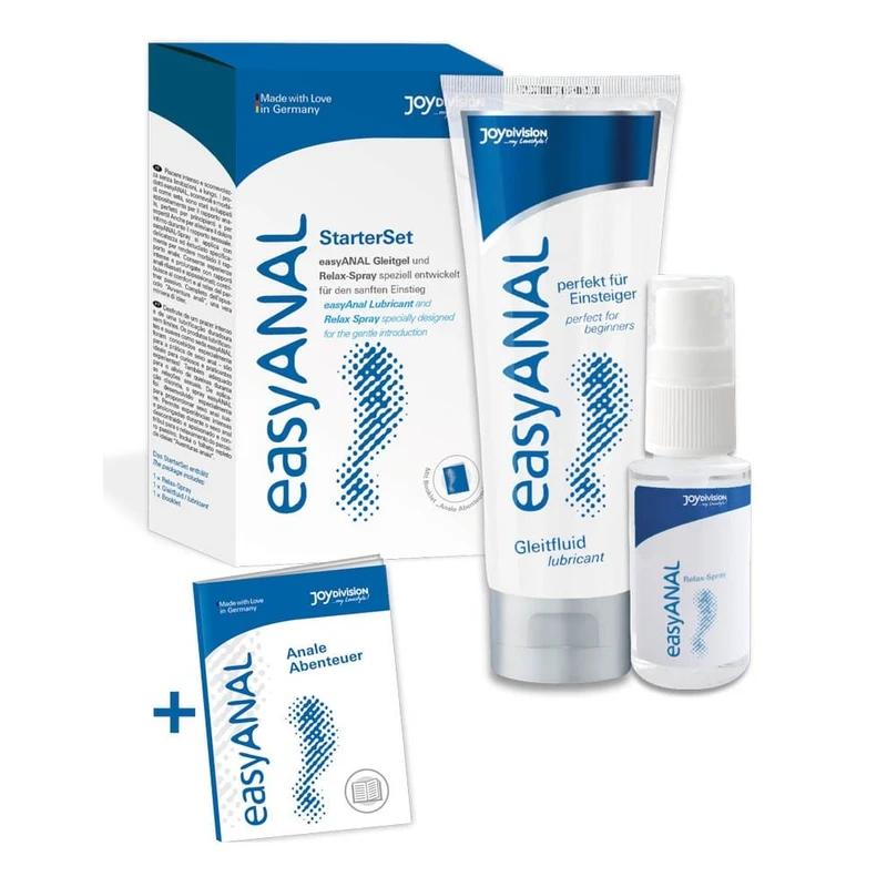 easyANAL Starter Set (gel 80 ml + spray 30 ml) - Intenzivna Užitka i Dugo Trajanje