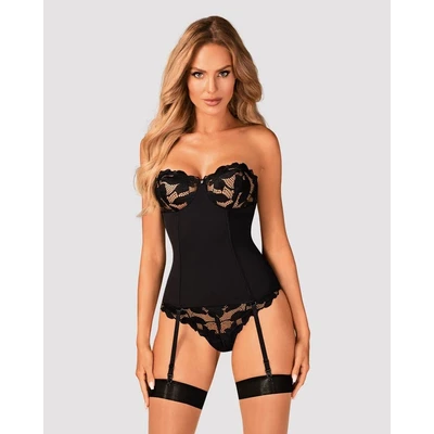 Editya crni korsetski korzet M/L - Sexy Shop