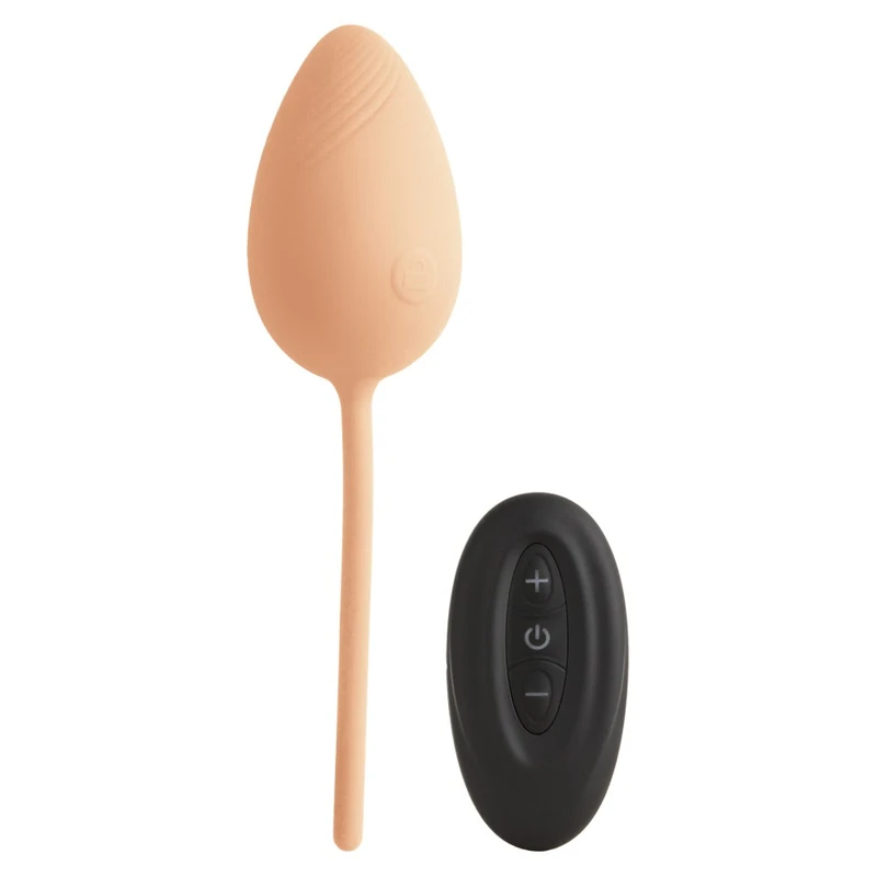 EGG VIBRATOR ODETTE - Daljinski Upravljač, Vodootporan, Breskva 15cm