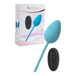 EGG VIBRATOR ODETTE - Tirkizna, vodootporna igračka sa daljinskim upravljačem
