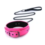 Electra - Ogrlica i Leash - Roze