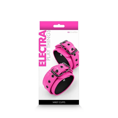 Elektro ručne lisice - Roze - Sexy Shop