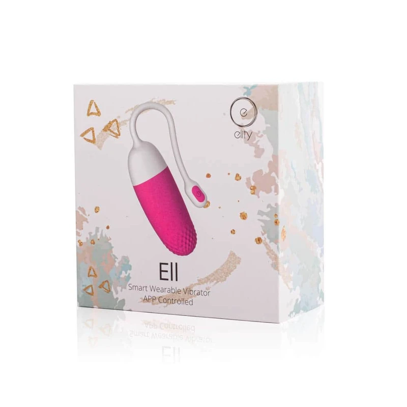 Elity Ell - Diskretni Vibrator sa Aplikacijom, Vodootporan, 20,7 cm, Roze/Bijeli