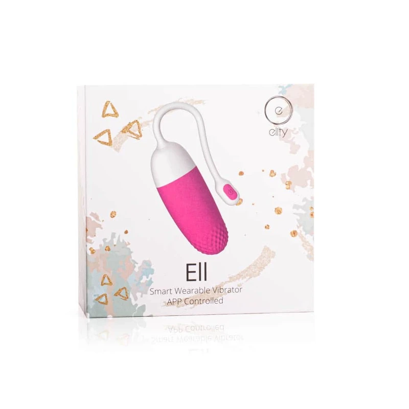 Elity Ell - Diskretni Vibrator sa Aplikacijom, Vodootporan, 20,7 cm, Roze/Bijeli