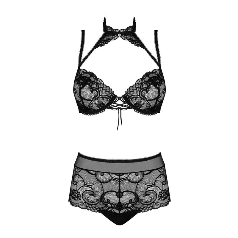 Elizenes crni 2-pcs set S/M Obsessive