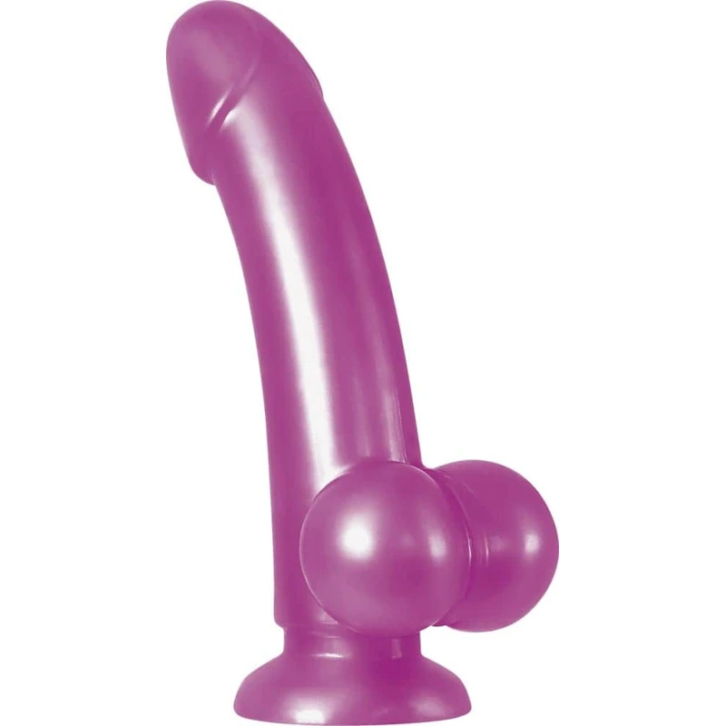 Eve's Dildo Fun Pack - Šareni vibrator sa vakuumskim postoljem, 17 cm