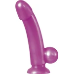 Eve's Dildo Fun Pack - Šareni vibrator sa vakuumskim postoljem, 17 cm