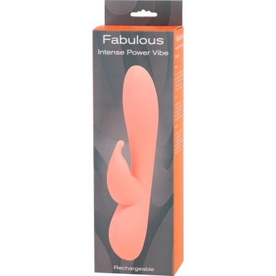 Fabulous vibrator sa stimulansom klitorisa, vodootporni, 6.21cm, boja kože - Sexy Shop