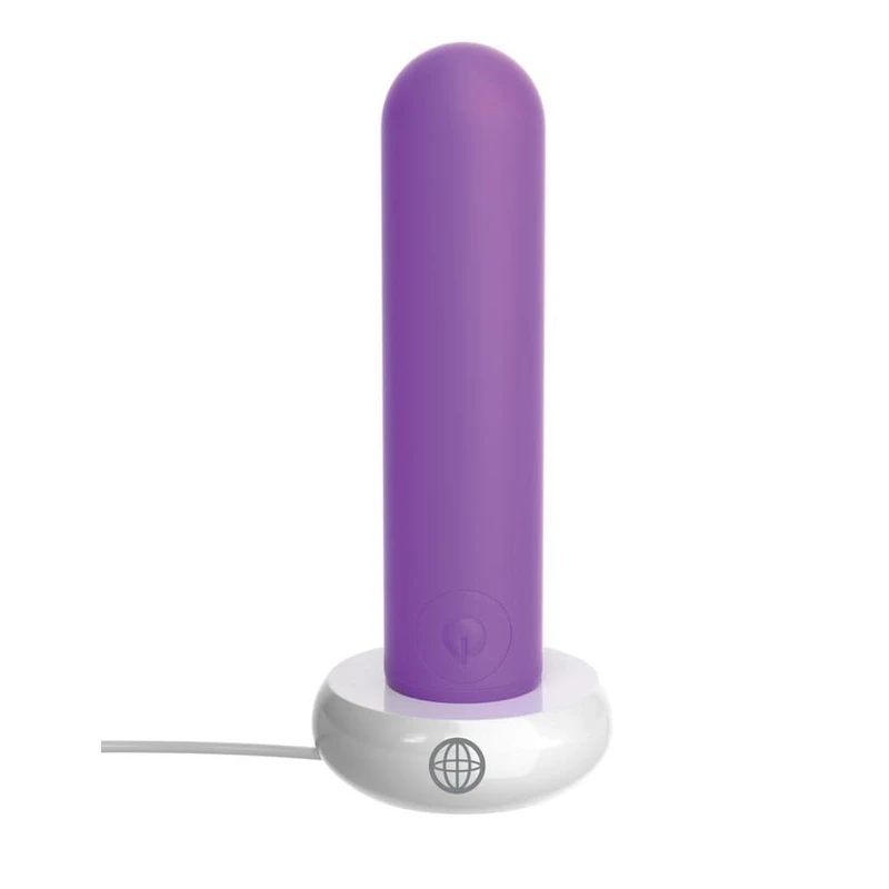 Fantasy For Her USB Punjači Bullet - Vodootporni Mini Vibrator 9,1 cm - Ljubičasti