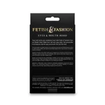 Fetish & Fashion - Kapica za oči i usta - Bela - Alternativno pakovanje