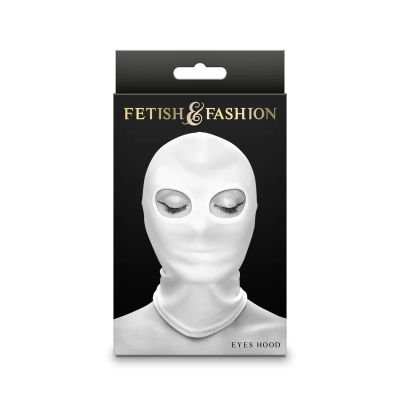 Fetish & Fashion - Očaravajuća kapuljača za oči - Bela - NS Toys