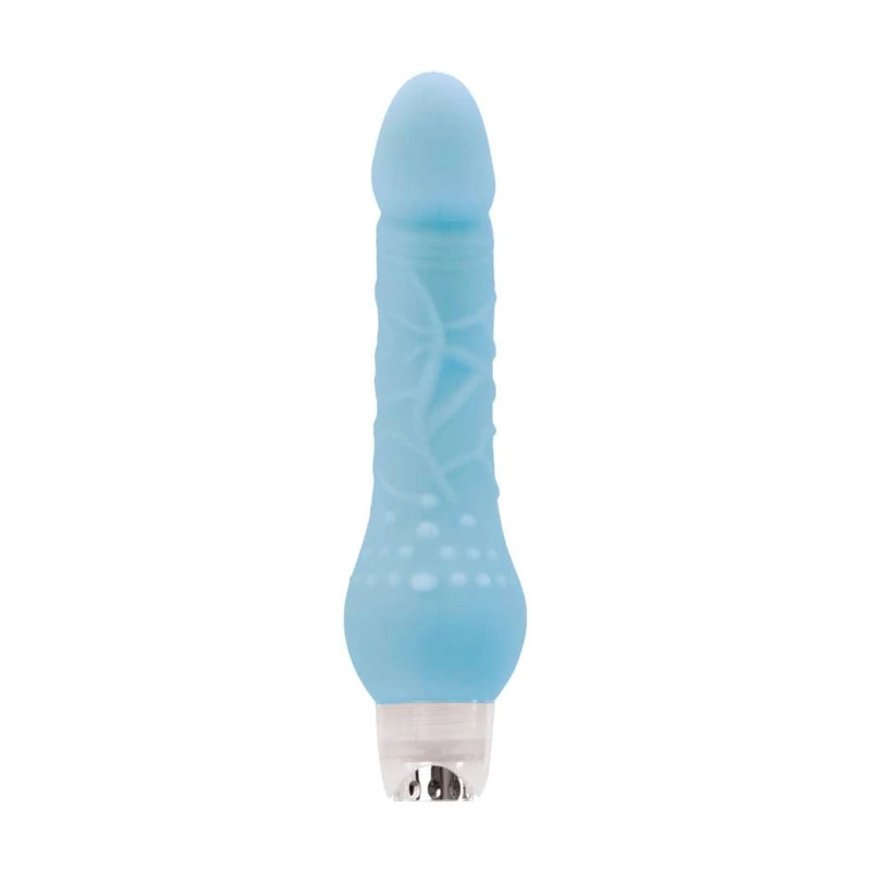 Firefly 8-inčni vibrator sa zračenjem u plavoj boji