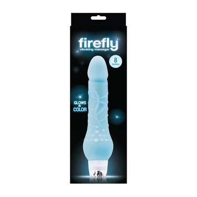 Firefly 8-inčni vibrator sa zračenjem u plavoj boji - Sexy Shop