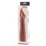 Fist dildo sa oblikovanim prstima - Realistična rukavica 36cm, vodootporna, boja kože