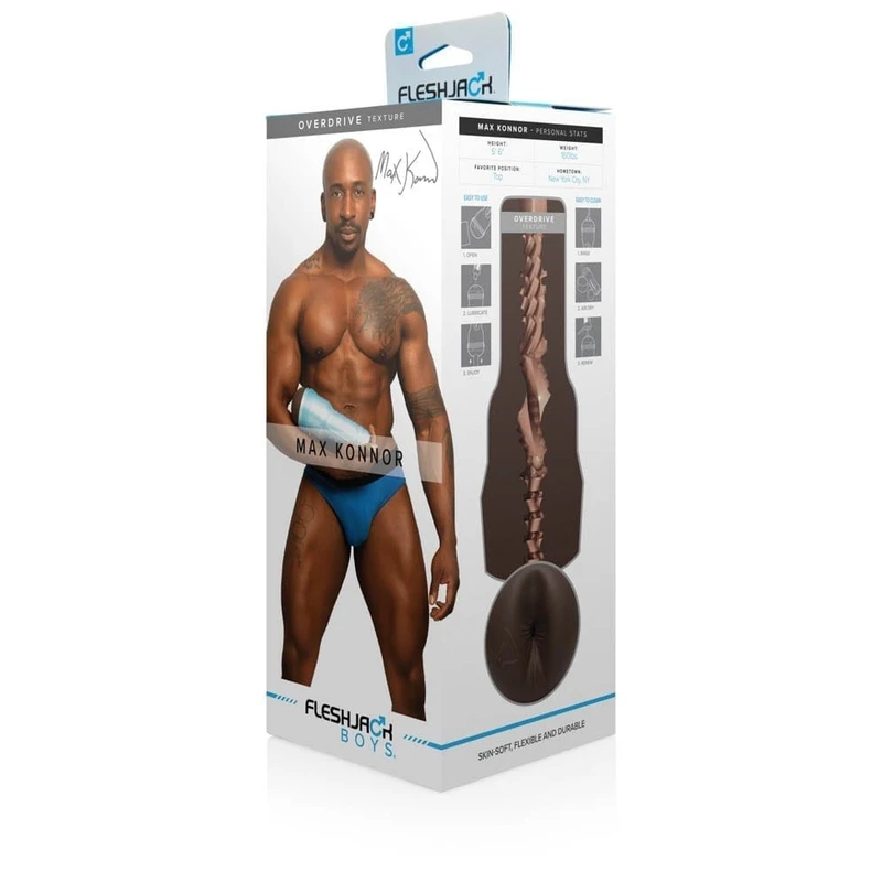 Fleshjack Boys Max Konnor Overdrive - Srcedraši sa tri nivoa užitka