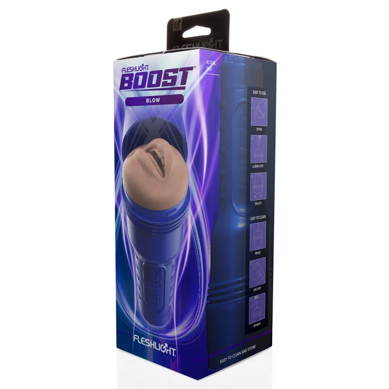 Fleshlight Boost Blow Medium Dark 20cm Vodootporni