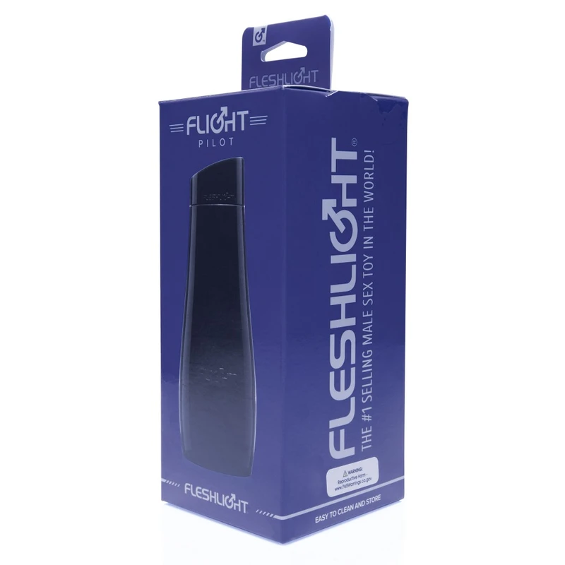 Flight Pilot - Prozirni vodootporni seksualni stimulator 20,3cm
