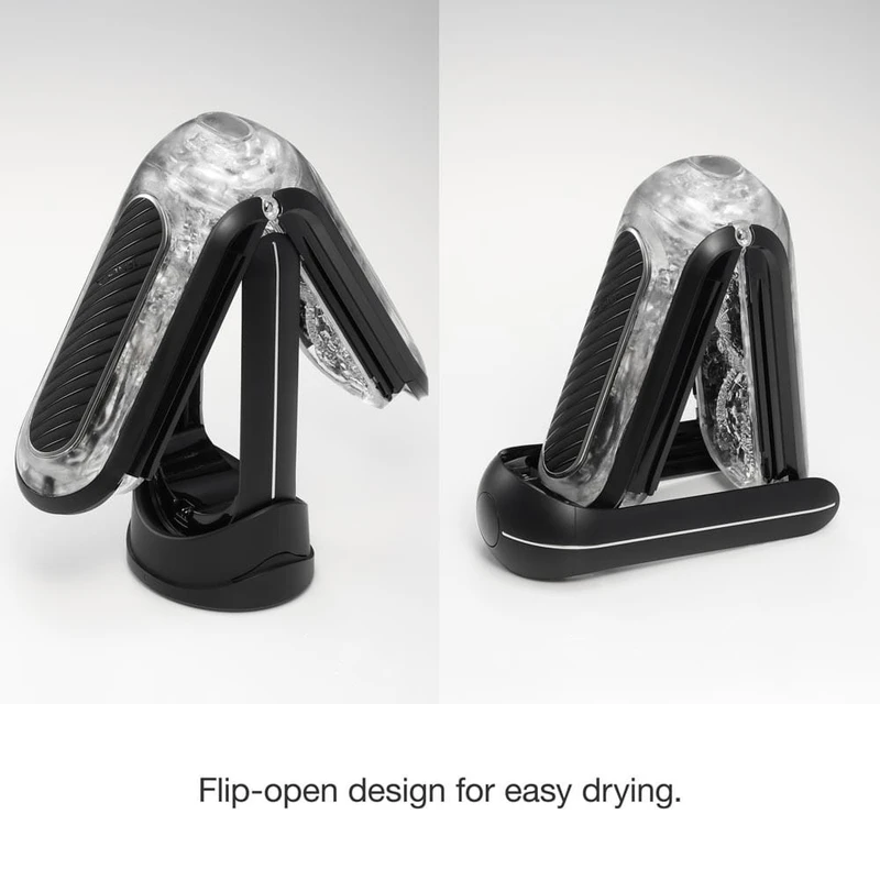 FLIP ZERO GRAVITY EV BLACK - Vibrirajuća igračka za odrasle, 18cm, vodootporna
